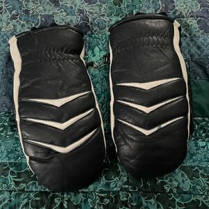 Dorson Sports Leather Down Ski Mittens Women's Size Large
